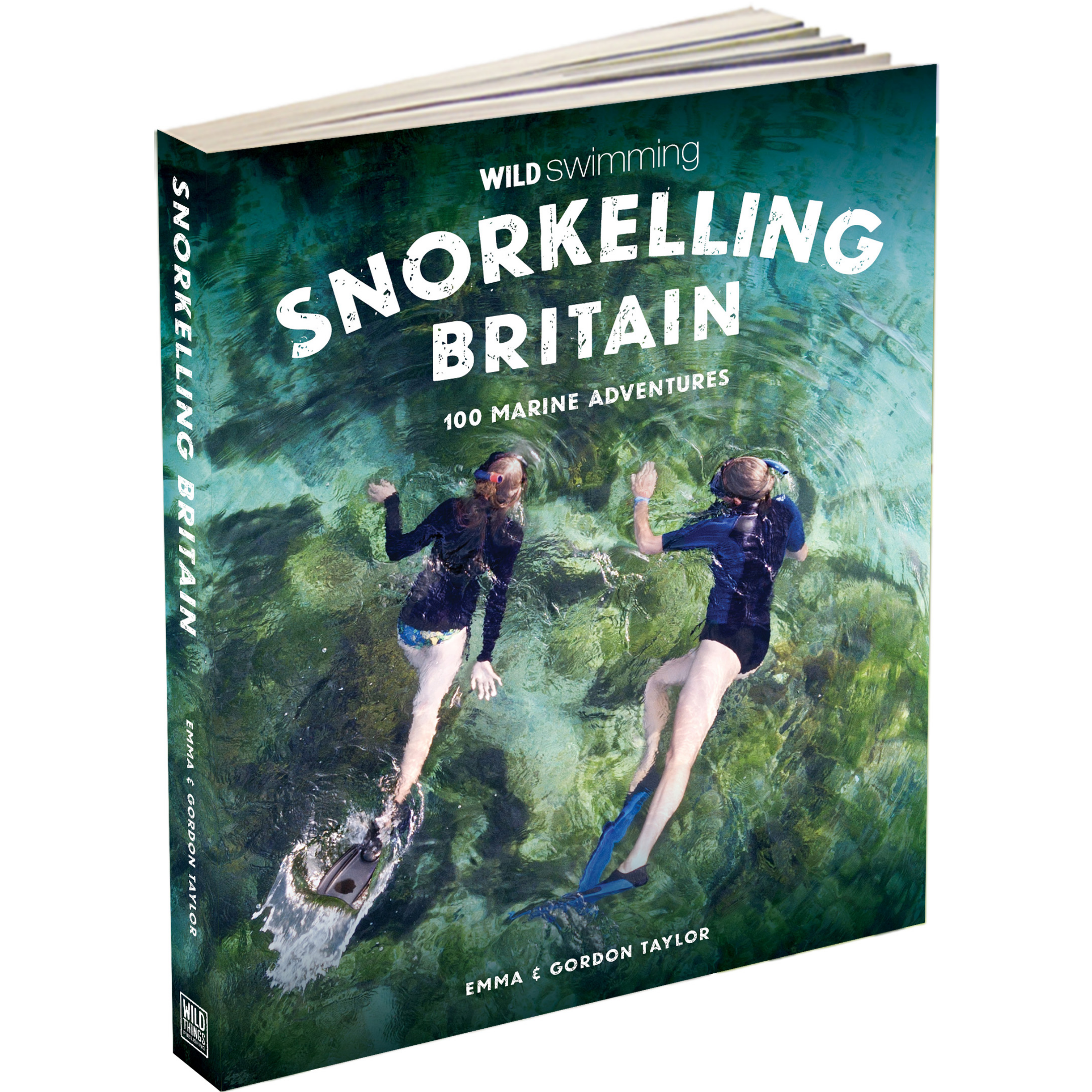 Snorkelling Britain book cover in 3D